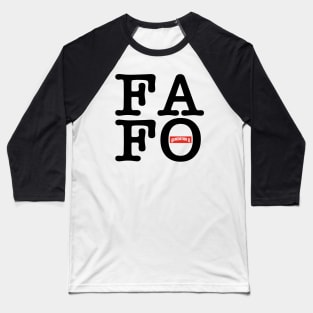 Gen X FAFO Baseball T-Shirt